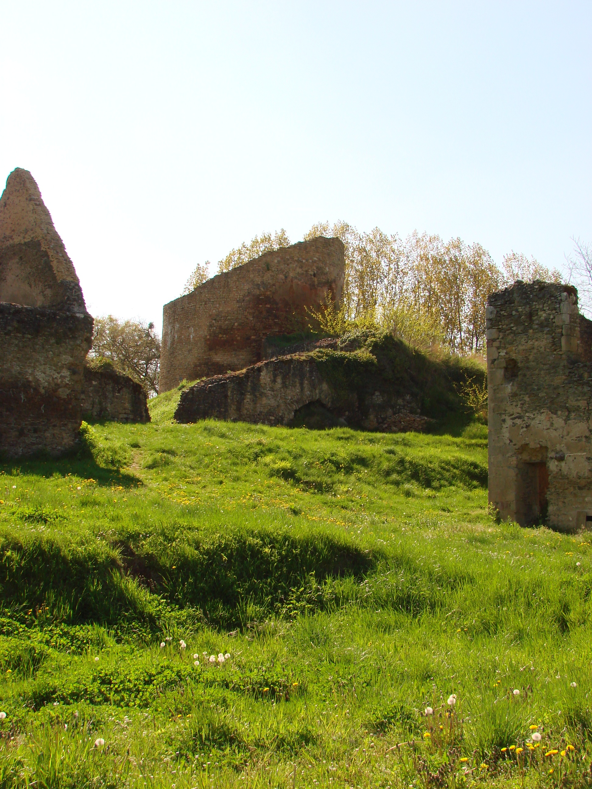 Cour forteresse Cluis-Dessous