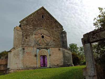 Relevage du mur d'enceinte de l'ancien cimetière de la chapelle de Libdeau